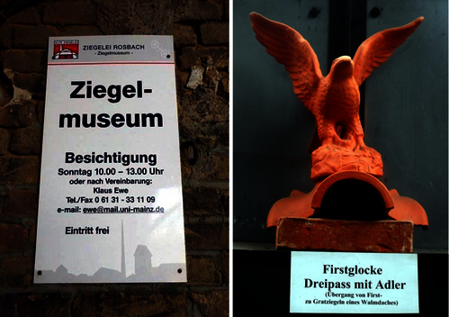 Eingang Ziegeleimuseum.